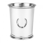 Julep Cup with Horseshoe 10 Ounce