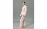 Nocturne Pajama Set, Medium - Pink & Scarlet