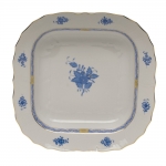 Chinese Bouquet Blue Square Fruit Dish 11\ 11\ Square