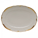 Princess Victoria Rust Oval Platter 15\ 15\ Length x 11.5\ Width