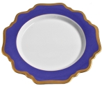 Anna\'s Palette Indigo Blue Dessert Plate 