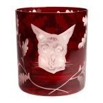 Forest Folly Fox Double Old Fashioned 4\'\' Height
10.1 ounces

Materials:  Mouthblown, hand-engraved crystal glass, 100% lead-free 
Care:  Hand wash only











