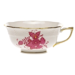 Chinese Bouquet Raspberry Tea Cup  