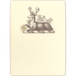 Reindeer Engraved Cards  Includes 10 note cards and envelopes.




