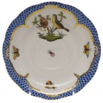 Rothschild Bird Blue Border Tea Cup Saucer - Motif #7 