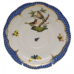 Rothschild Bird Blue Border Tea Cup Saucer - Motif #8 