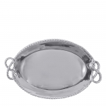 Rope Oval Serving Tray 17