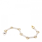 Sterling/Gold Bar Bracelet
