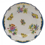 Queen Victoria Blue Bread and Butter Plate 