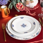 Royal Blossom Bisque Dinner Plate