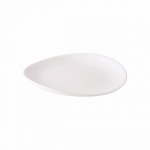 Barre Alabaster Side Plate The asymmetry of our handmade Barre dinnerware sets an organic, modern presence to any dinner table.