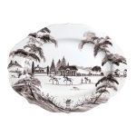 Country Estate Medium Oval Serving Platter 15\ 15\ Length x 11\ Width

Care & Use:  Oven, Microwave, Dishwasher, and Freezer Safe

