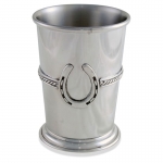 Equestrian Julep Cup 3.25\ Width x 4.25\ Height
Pewter

Care: Hand wash recommended and dry with a soft cloth

This is a high turnover item.  Contact us any time to reserve your order quantity.  

Interested in stock availability or special ordering items? Looking to order in bulk or an order that is personalized, wrapped, and delivered?  Contact us any time with your questions.