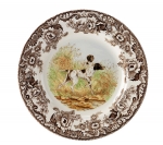 Woodland Flat Coated Pointer Dinner Plate 