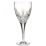 Lismore Nouveau Goblet Waterford Lismore Nouveau combines the brilliance and clarity of Lismore with a cool, contemporary practicality. Elegant and versatile, the Lismore Nouveau Goblet can be used for serving wine, water or juices. The slender profile and intricate detailing of Lismore\'s signature diamond and wedge cuts enhance the color of the glass\'s contents, while Waterford\'s hand-crafted fine crystal guarantees diamond-like clarity and a comforting weight and stability. 
