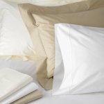 Luca White Standard Pillowcases, Pair