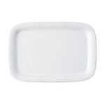 Berry & Thread Melamine Whitewash Serving Tray/Platter 16\ L x 11\ W x 1\ H
Made of Melamine, BPA Free

Care:  Dishwasher safe, top shelf recommended; not oven, microwave or freezer safe
Imported