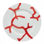 Cristobal Red Salad Plate 