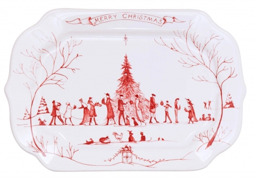 Country Estate Winter Frolic Gift Tray