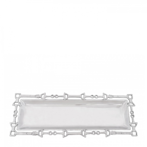 Equestrian Oblong Tray with Bits 21\ Length x 8\ Width x 1\ Height

