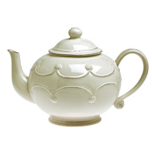 Berry & Thread Whitewash Teapot 