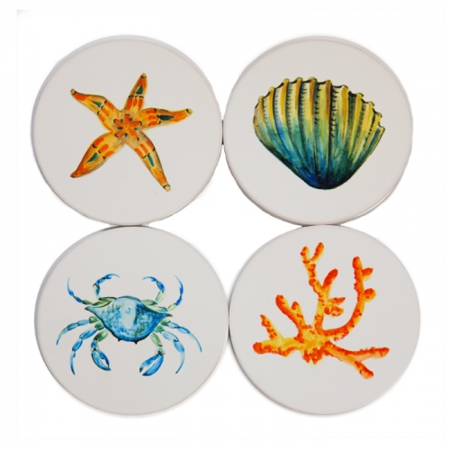 LVH Sealife Coasters, Set of 4 Set of 4
3.5\ Diameter
Sandstone

Personalize this item.  Contact us for pricing and availability.