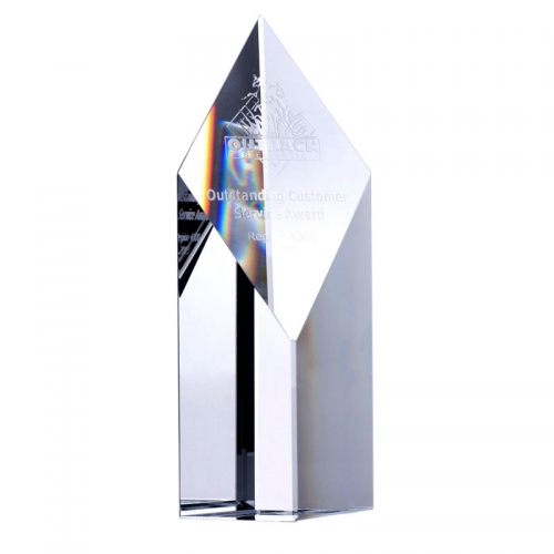 LVH Super Diamond Tower Award 8\ 8\ x 4\ x 2\
2.80 LBS

Etch Area:  2\ x 2-1/2\

Optional Clear Base:  1-1/2\ x 6\ x 3-1/2\; Top: 5\ x 3\
2.80 LBS