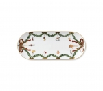 Star Fluted Christmas Oblong Dish/Tray 15.5\ Length