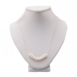 \Add A Pearl\ Necklace Six 6 mm Pearls on 18\ Chain