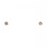 Moissanite and Rose Gold Stud Earrings Moissanite Stud Earrings
14kt Rose Gold setting
