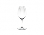Performance Riesling Glass The machine-made Riesling glass of the technologically advanced glass collection Performance is the new ultimate loudspeaker for fine wine. The shape of the glass best supports the characteristic bouquet of floral white wines – aroma and taste are dominated by fermented grape juice and the flavor of yeast. Performance is the first RIEDEL wine glass series ever to feature bowls with a light optic impact, which not only adds a pleasing visual aspect to the bowl, but also increases the inner surface area. All RIEDEL glasses are dishwasher safe.