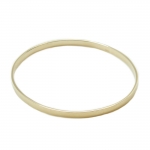Small Gold Bangle Bracelet 14kt yellow gold
4 mm

As each piece is handmade by Kentucky artist Dennis Meade, please contact us for availability and delivery time and 
special order options. 