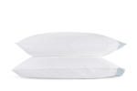 Oberlin Standard Pillow Case, Pair Minimal tailoring is at the heart of this modern style. An attached cuff is the only adornment for Matouk\'s Sierra 350 thread count percale from India. The simple attached cuff is from colored Luca percale cotton sheeting.