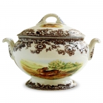 Woodland Rabbit and Quail Soup Tureen and Cover  4.25 Quarts



