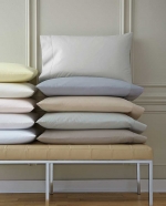 Celeste Blue Standard Pillowcases, Pair