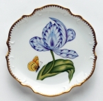 Old Master Tulips Purple and Blue Tulip Bread and Butter Plate 
