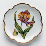 Old Master Tulips Purple and Yellow Tulip Bread and Butter Plate 