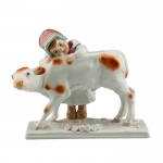 Girl with Calf 4.75\ Height

Madchen mit Kalb
Designed by Max Bochmann, 1908

Hand painted in Meissen, Germany