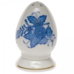 Chinese Bouquet Blue Multi-Hole Salt Shaker  The popular Oriental-inspired design originally named \Apponyi Flowers\ is particularly striking in the solid blue coloration, enhanced by accents of 24kt gold throughout. 