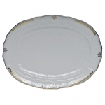 Princess Victoria Light Blue Oval Platter 15\ 15\ Length x 11.5\ Width






