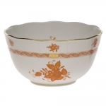Chinese Bouquet Rust Round Bowl 7 1/2\ 7.5\ Diameter
3.5 Pints



