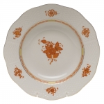 Chinese Bouquet Rust Rim Soup Plate 