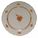 Chinese Bouquet Rust Service Plate 