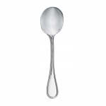Albi Sterling Silver Cream Soup Spoon The sterling silver cream soup spoon in the Albi pattern is designed to fit perfectly with the consomm� bowl. The Albi line, created in 1968, takes its inspiration from a French town located between Toulouse and Bordeaux and its famous cathedral known for its remarkable architecture, clean straight lines and single nave.