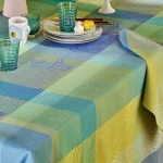 Mille Rainures Atoll Jacquard Tablecloth