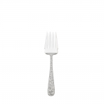 Repousse Sterling Cold Meat Fork Essential for use with party platters featuring cold meats and cheeses.

Sure to become the conversation piece at any dining occasion, this ornate pattern is embellished with an abundance of floral motifs along the entire stem and handle. Named after the art of repoussé - the process of embossing metal from the back by hammering - this luxurious design was first crafted in 1828 and continues to endure as a popular collectible. It adds a distinctive touch to traditional and formal settings, or can lend a surprising pop of texture to a simple modern table. Polish your sterling silver once or twice a year, whether or not it has been used regularly. 

Hand wash and dry immediately with a chamois or soft cotton cloth to avoid spotting. 