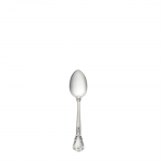 Chantilly Sterling Place Spoon Perfect eating utensil for cereal, dessert, coffee, ice cream and fruits.

Finely crafted with the graceful elegance associated with 18th Century France, this stately pattern was first introduced in 1895. The intricate design is embellished with a cascade of deeply carved borders showcasing a slender raised central panel along the handle and a more substantial open panel that can be monogrammed near the tip, which is crowned with a delicate fleur de lis. A stunning addition to traditional and formal interiors, this regal pattern will turn every meal into an event.

Polish your sterling silver once or twice a year, whether or not it has been used regularly. Hand wash and dry immediately with a chamois or soft cotton cloth to avoid spotting.

