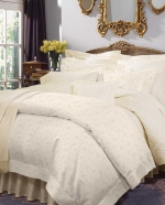 Giza 45 Jacquard White Queen Fitted Sheet