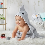 Shark Hooded Baby Bath Wrap