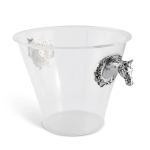 Horse Head Handle Acrylic Ice Bucket